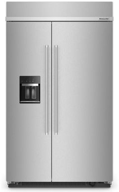 KitchenAid® 29.4 Cu. Ft. Stainless Steel Counter Depth Side-by-Side Refrigerator