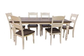 Jofran Madison County Rectangular Dining Table & 6 Chairs