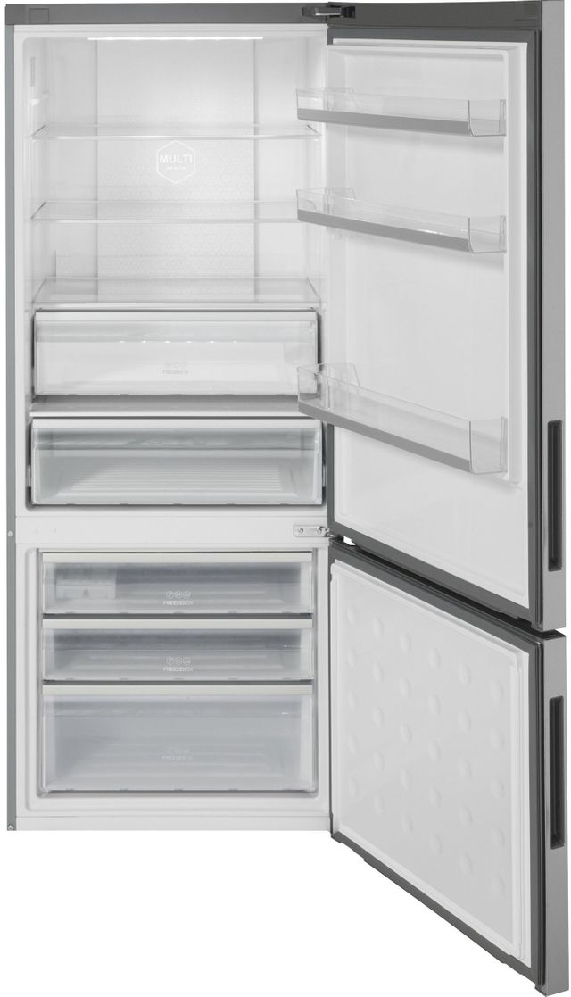 Haier 15.0 Cu. Ft. Stainless Steel Bottom Freezer Refrigerator 2