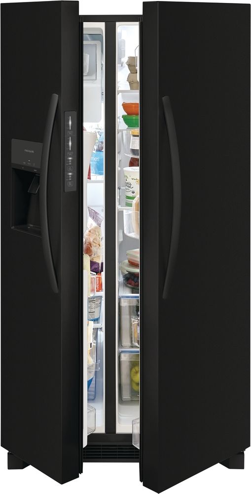 Frigidaire® 25.6 Cu. Ft. Black Side-by-Side Refrigerator 9