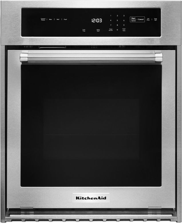 KitchenAid® 24" Stainless Steel Electric Built In Single Oven-0
