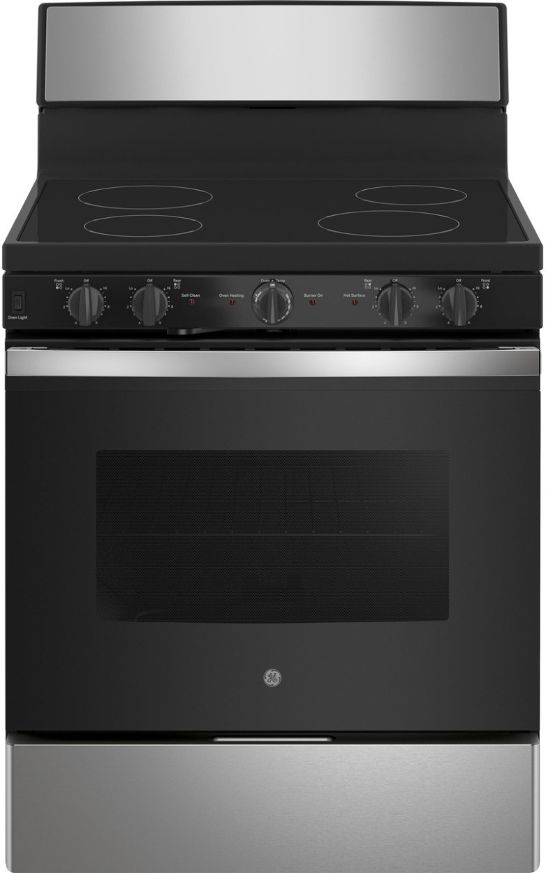 Ge black on sale stainless stove