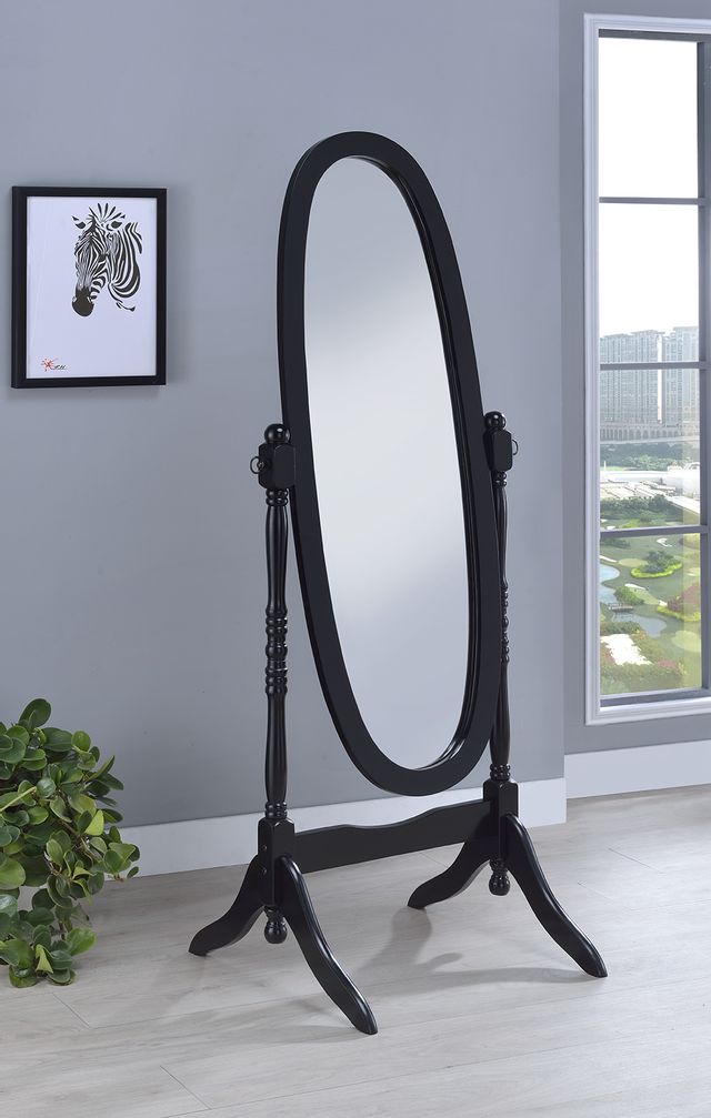 Coaster® Black Cheval Mirror 4
