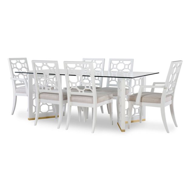 Legacy Classic by Rachael Ray Chelsea Dining Table, 4 Side & 2 Arm Chairs-1