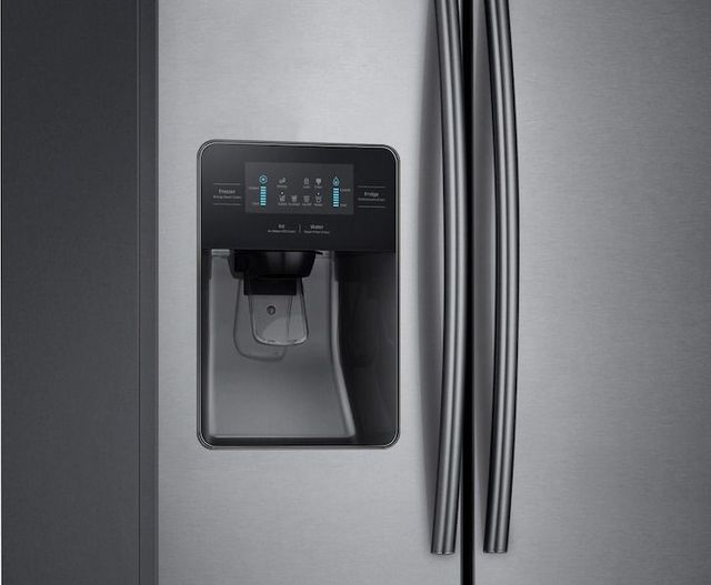 Samsung 24.52 Cu. Ft. Fingerprint Resistant Black Stainless Steel Side-By-Side Refrigerator 6