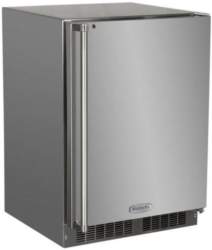 Marvel 24" Outdoor Refrigerator and Freezer-Stainless Steel