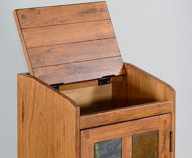 Sunny Designs™ Sedona Rustic Oak Trash Box-2