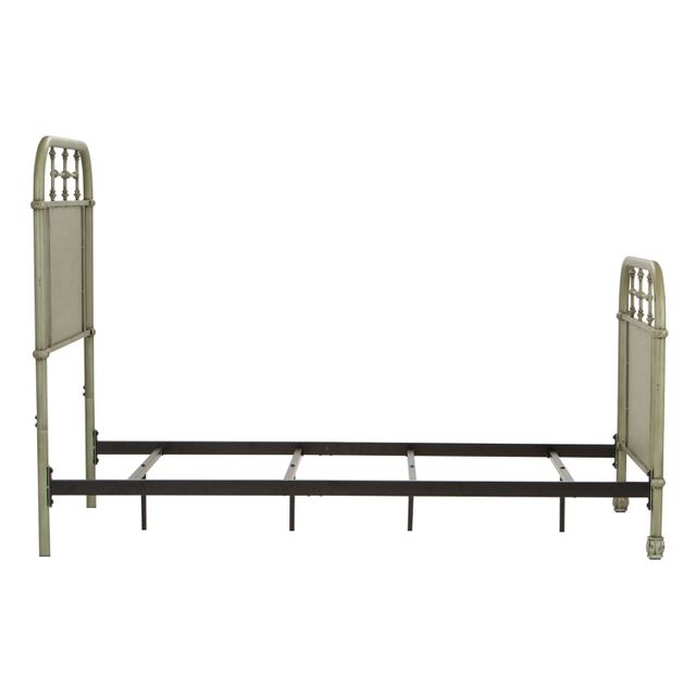 Liberty Vintage Green Youth Bedroom Twin Metal Bed 2