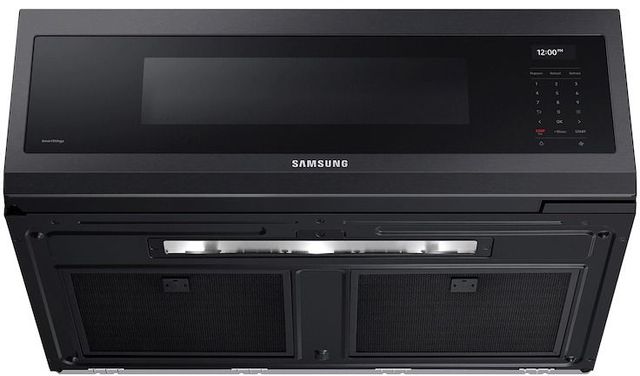 Samsung 1.1 Cu. Ft. Fingerprint Resistant Black Stainless Steel Over The Range Microwave 2