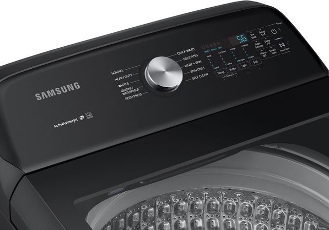 Samsung 5.0 Cu. Ft. Brushed Black Top Load Washer 6