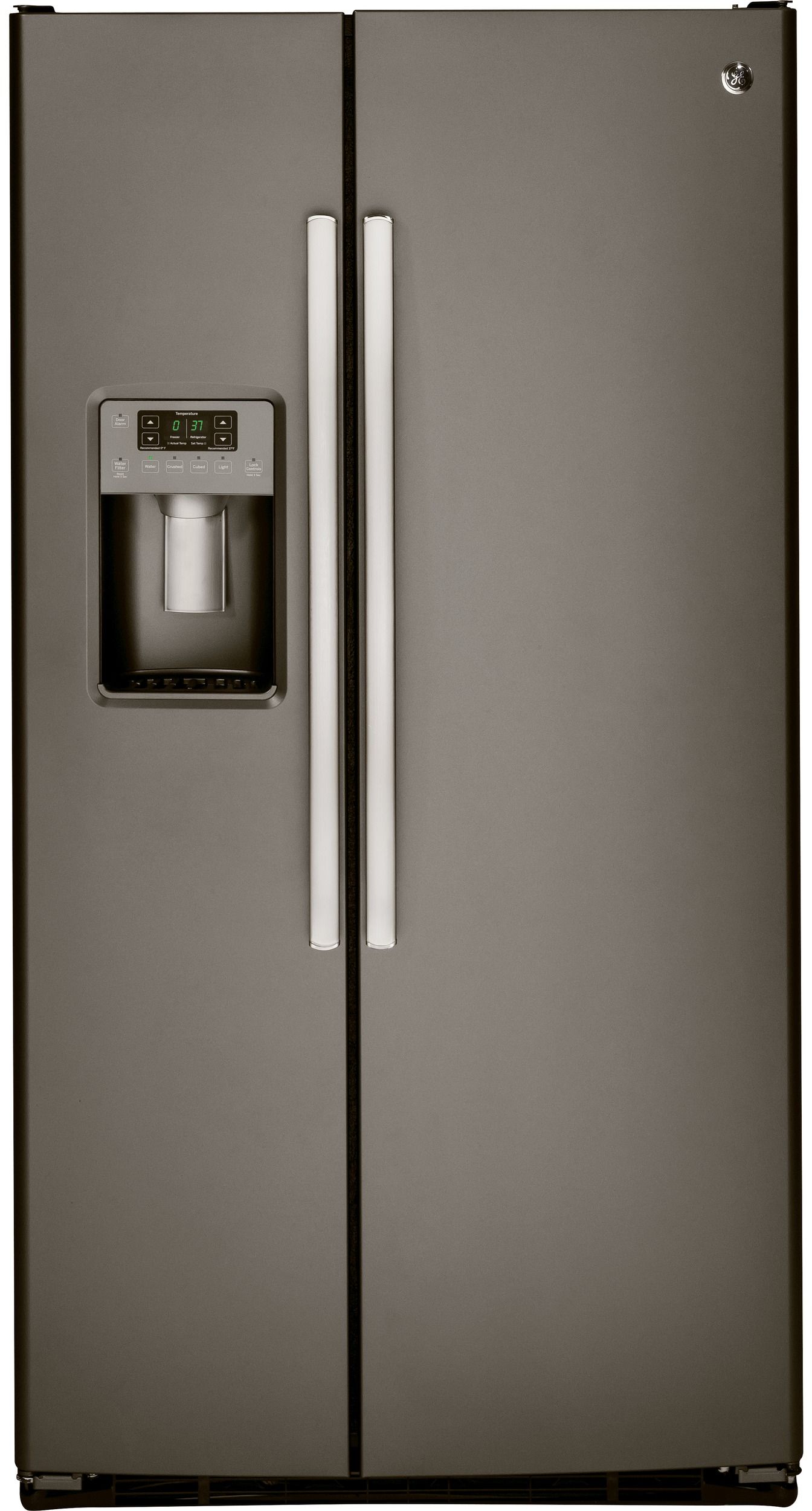 GE® 25.4 Cu. Ft. Slate Side-By-Side Refrigerator