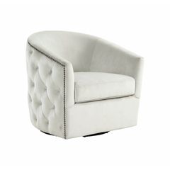 Elements Butler Cream Swivel Chair