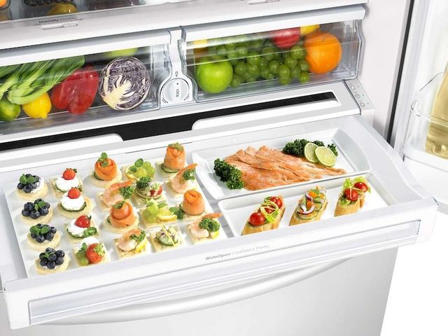 Samsung 23 Cu. Ft. French Door Refrigerator-White 3