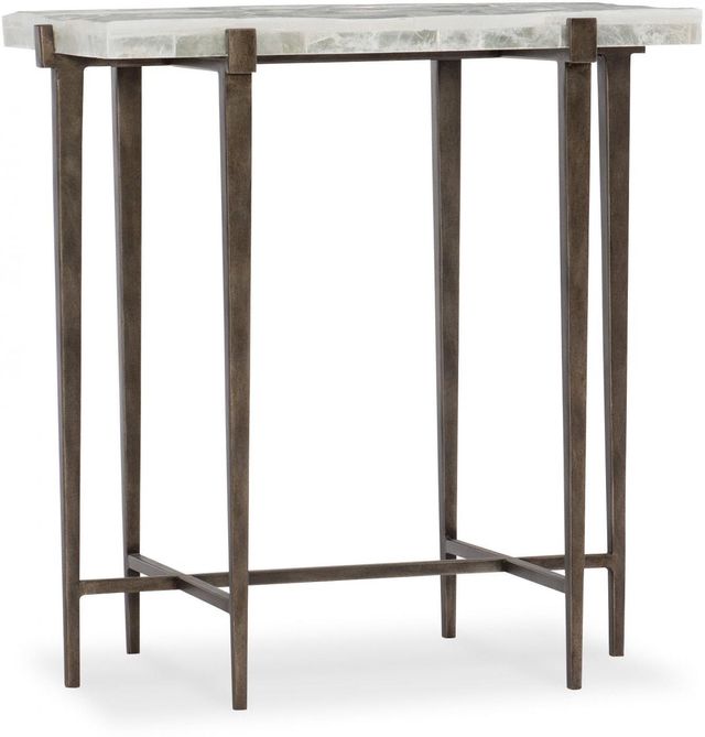 Hooker® Furniture Melange Bellis Bronze/White Accent Table 0