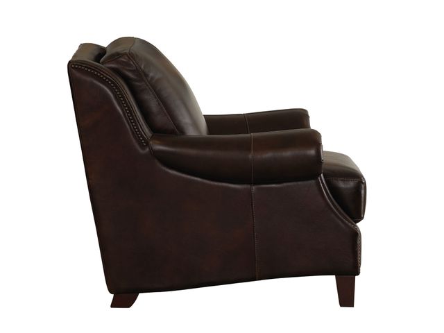 Bassett Furniture Pierce Top-Grain Leather Chair & Ottoman-3