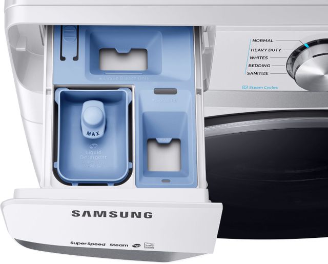 Samsung White Front Load Laundry Pair 10