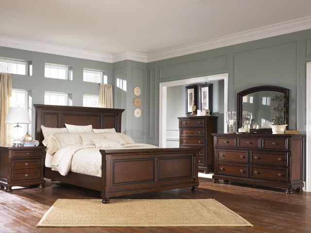 Millennium® By Ashley Porter Rustic Brown Queen Panel Bed 4