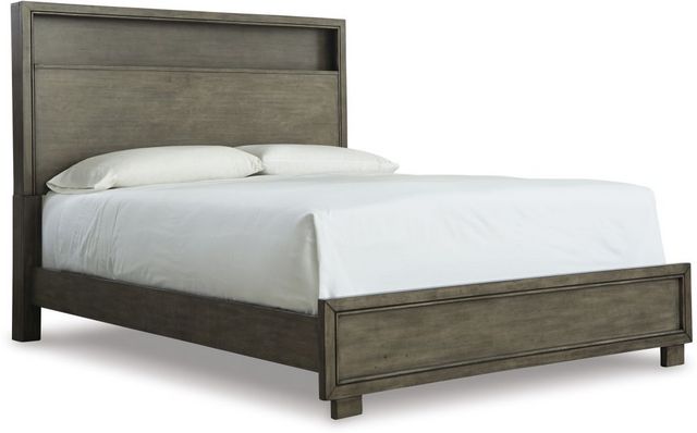 Signature Design by Ashley® Arnett Smoky Gray King Bookcase Bed