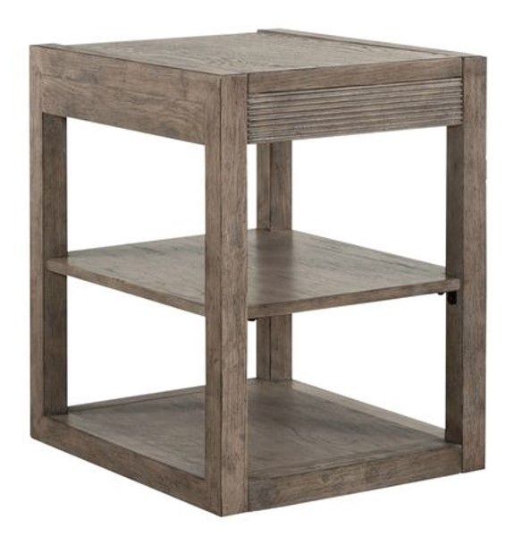 Liberty Bartlett Field Dusty Taupe Chairside Table 