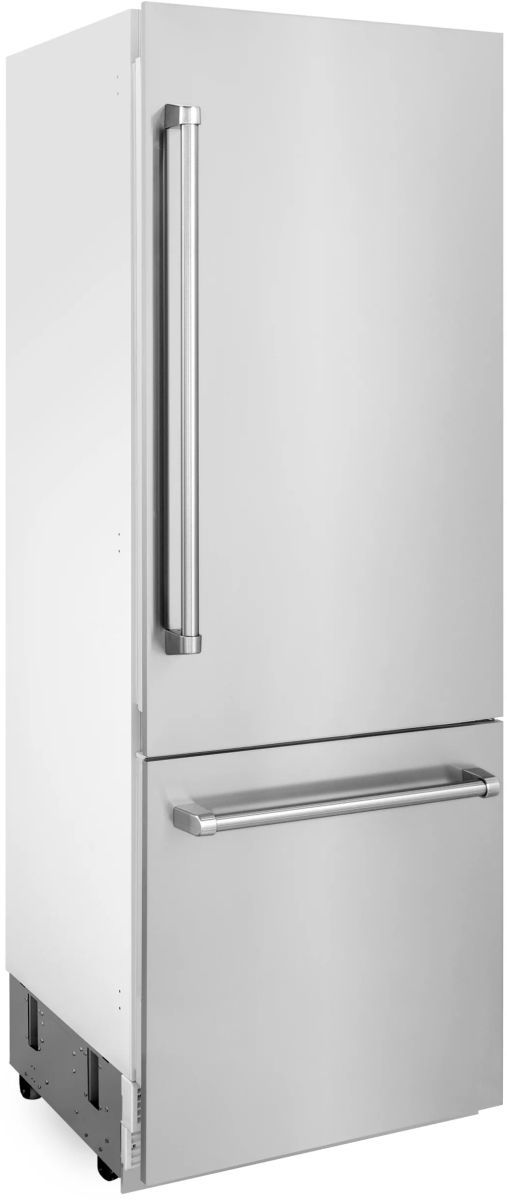 ZLINE 16.1 Cu. Ft. Stainless Steel Counter Depth Bottom Freezer Refrigerator 1