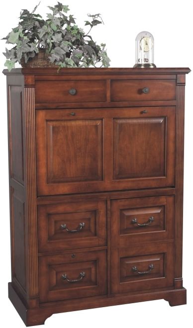 Winners Only® Country Cherry 41" Computer Armoire 1