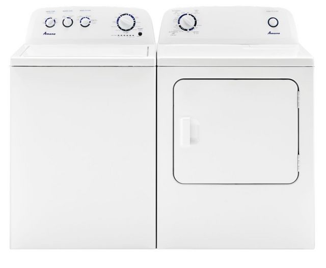Amana® White Laundry Pair-0