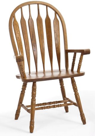 Intercon Classic Oak Chestnut Dining Room Arm Chair