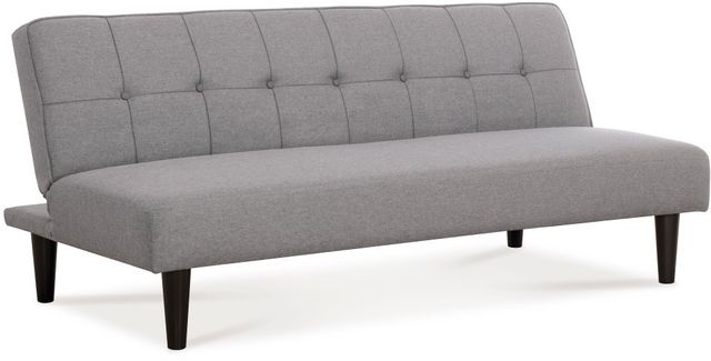 Home Furniture Outfitters Sawyer Light Gray Armless Futon-0