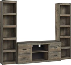 Signature Design by Ashley® Trinell 3-Piece Brown Entertainment Center
