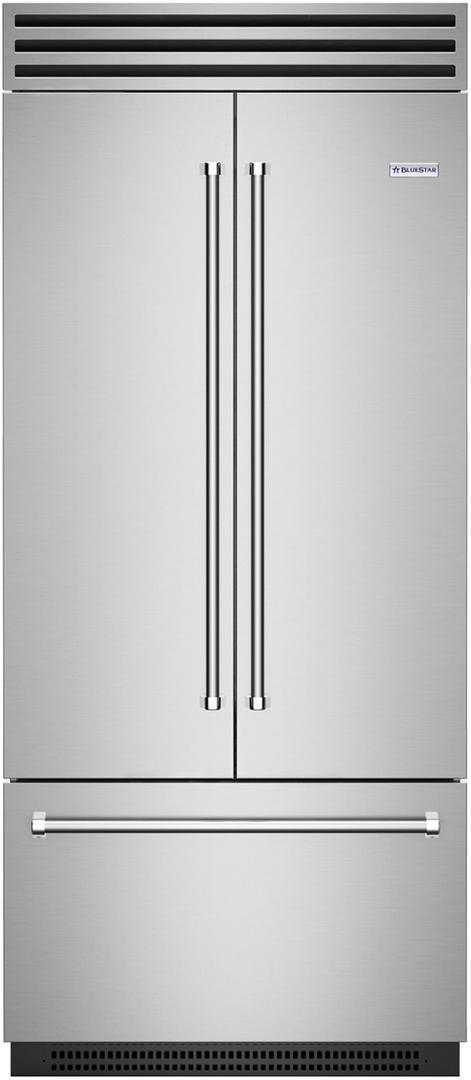 BlueStar® 22.2 Cu. Ft. Stainless Steel French Door Built In Refrigerator