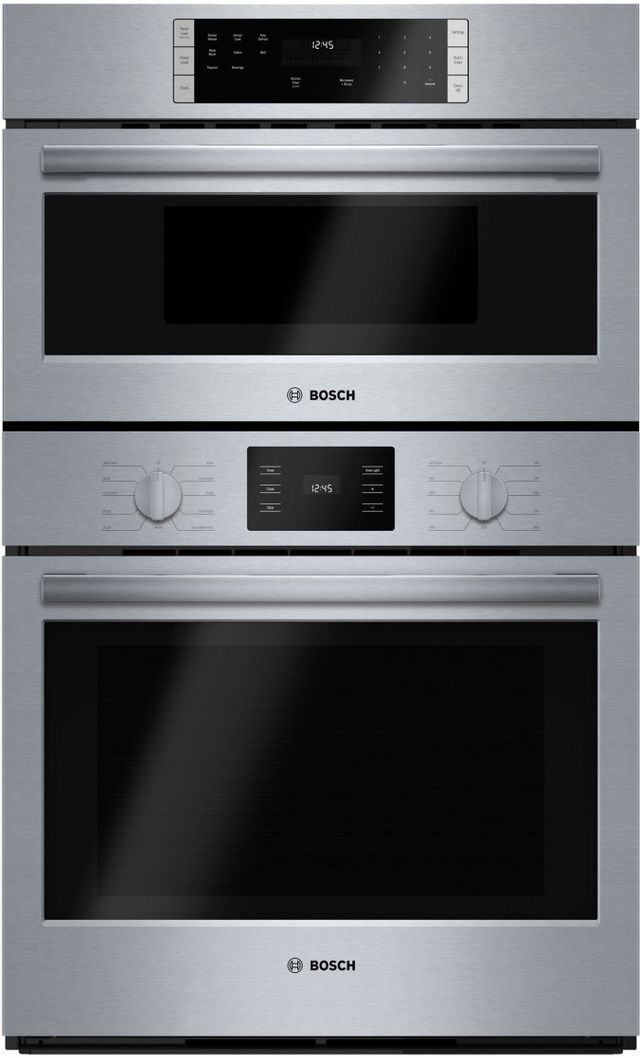 Bosch 500 Series 30" Stainless Steel Microwave Combination Oven 1