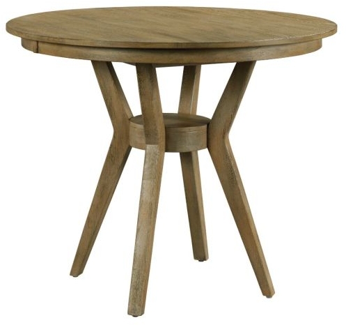 Kincaid Furniture The Nook Brushed Oak Round 44" Counter Height Dining Table
