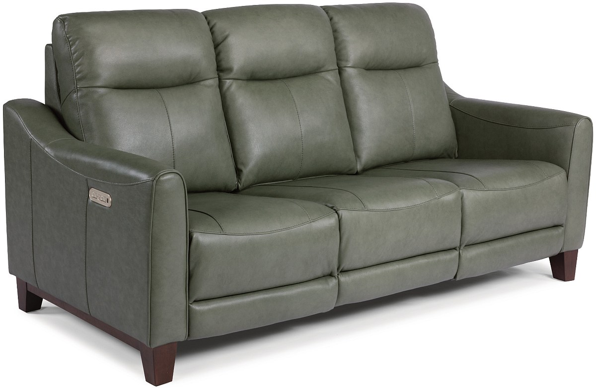 forte gray power reclining sofa