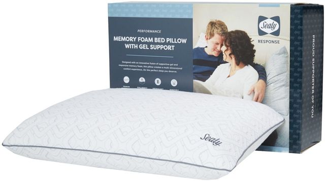 Sealy® Response Memory Foam with Gel Support Standard Pillow-0