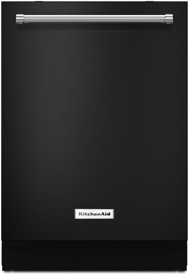 KitchenAid® 24" Black Built In Dishwasher 0