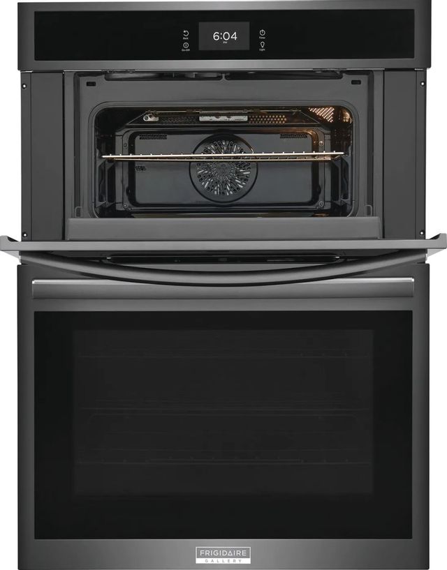 Frigidaire Gallery® 30" Smudge-Proof® Black Stainless Steel Oven/Microwave Combo Electric Wall Oven 2
