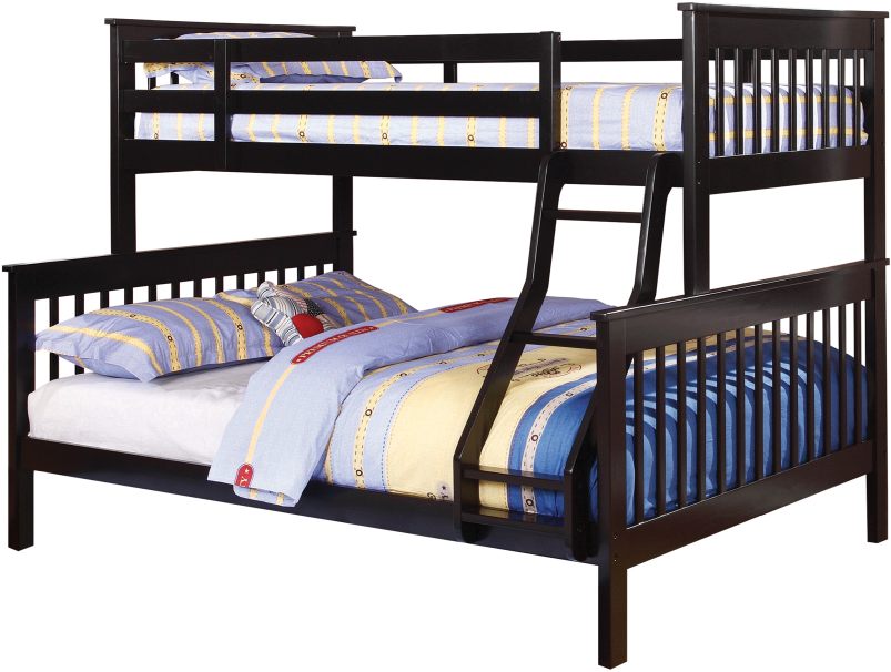 Coaster® Chapman Black Twin-Over-Full Bunk Bed