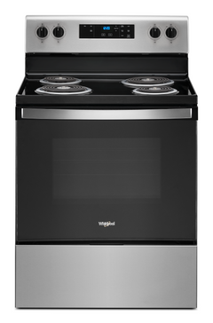 Whirlpool® 30" Stainless Steel Free Standing Electric Range-WFC150M0JS