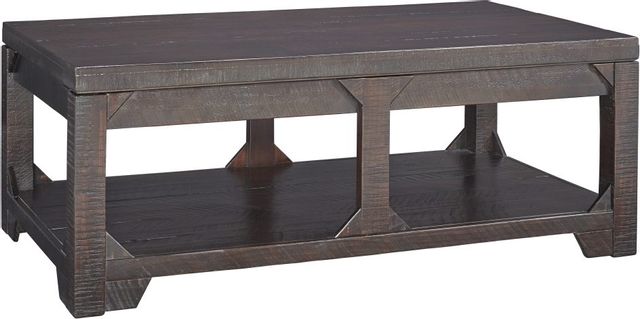 Signature Design by Ashley® Rogness Rustic Brown Lift Top Coffee Table-0