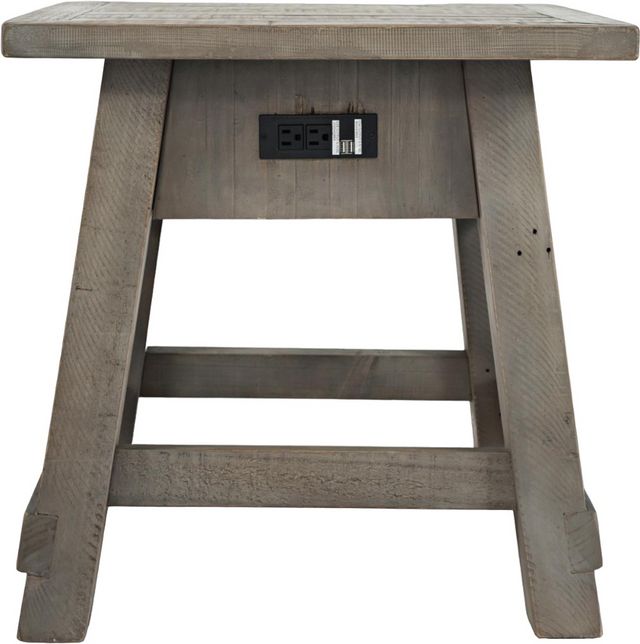Jofran Inc. Outer Banks Driftwood Power End Table-2