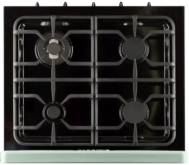 Unique® Appliances Classic Retro 30" Summer Mint Green Freestanding Natural Gas Range 3