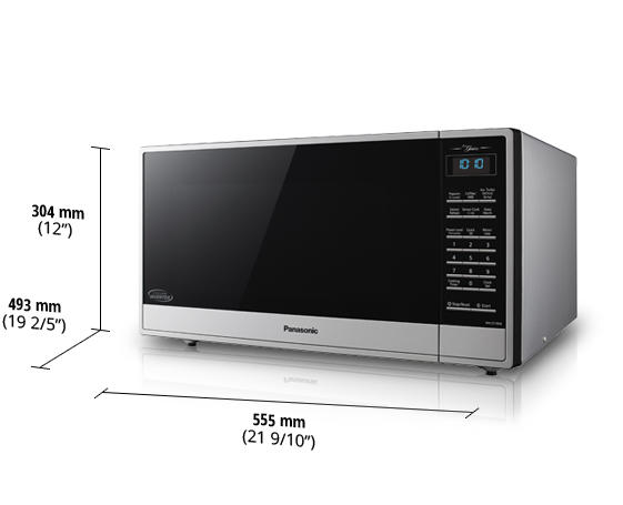 Panasonic Evolved Genius® 1.6 Cu. Ft. Stainless Steel Countertop Microwave 2