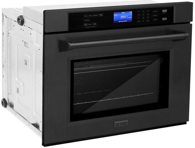 ZLINE 29" Black Stainless Steel Single Electric Wall Oven  1