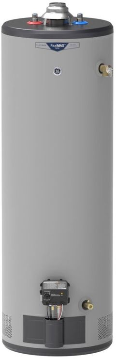 GE RealMAX® Platinum 40 Gallon Tall Liquid Propane Atmospheric Water Heater