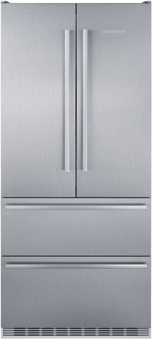 Liebherr 18.9 Cu. Ft. Stainless Steel French Door Refrigerator-0