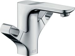 AXOR Urquiola Chrome 2-Handle Faucet 120 with Pop-Up Drain, 1.2 GPM