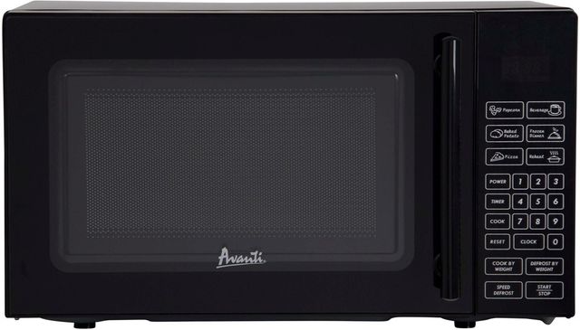 Avanti® 0.8 Cu. Ft. Black Countertop Microwave