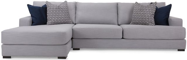 Decor-Rest® Furniture LTD 2702 2-Piece Gray Sectional Sofa