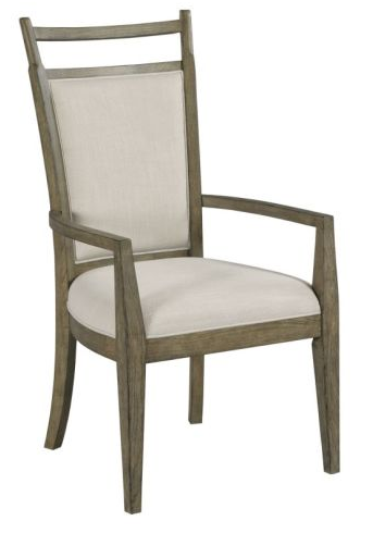 Kincaid Furniture Plank Road Stone Oakley Arm Dining Chair-0
