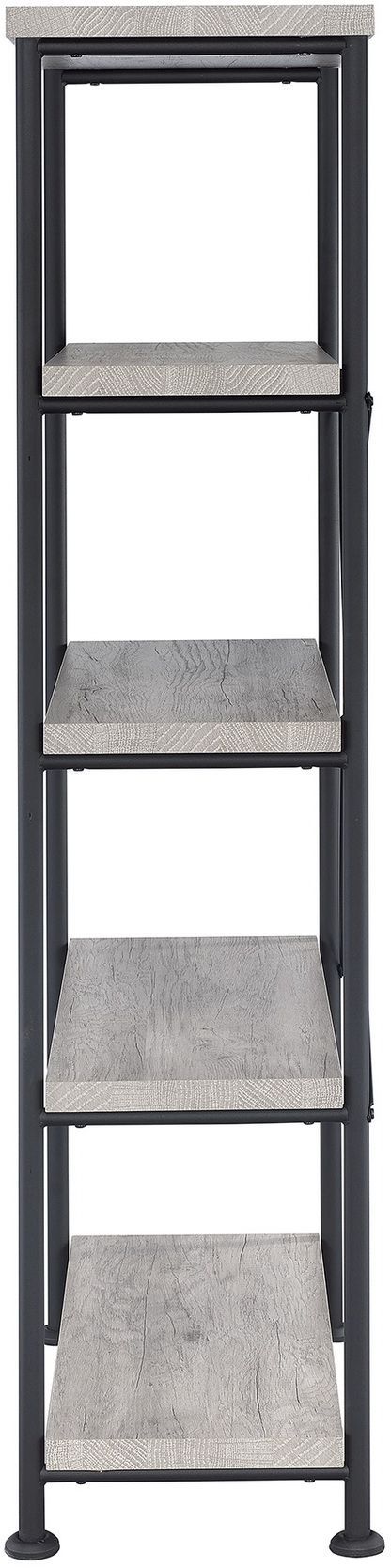 Coaster® Analiese Grey Driftwood Open Bookcase-1